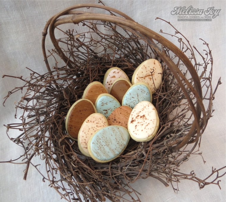 Speckled Eggs in Nest