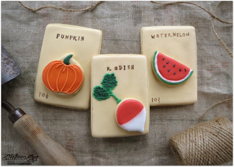 pumpkin radish melon seed packets