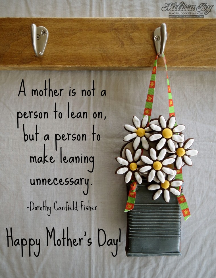 mother's day quote daisies
