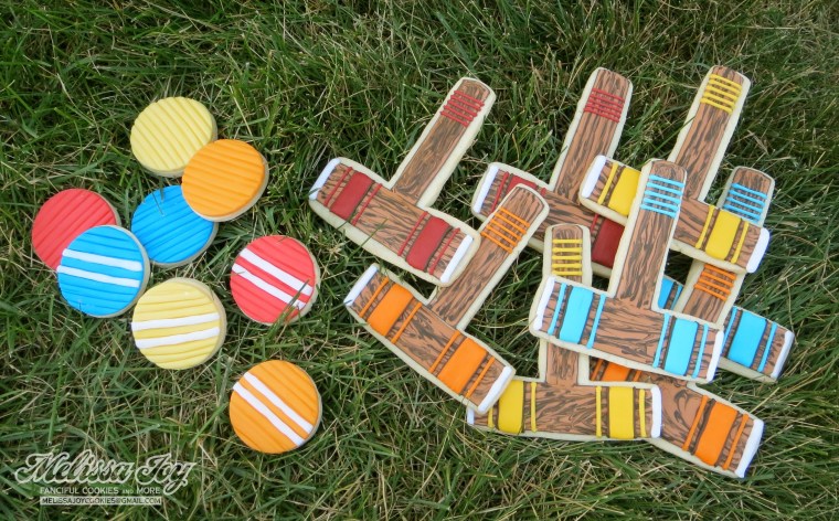 croquet cookies with fondant by melissa joy