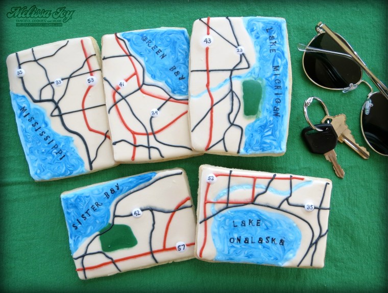 Map Cookies by Melissa Joy