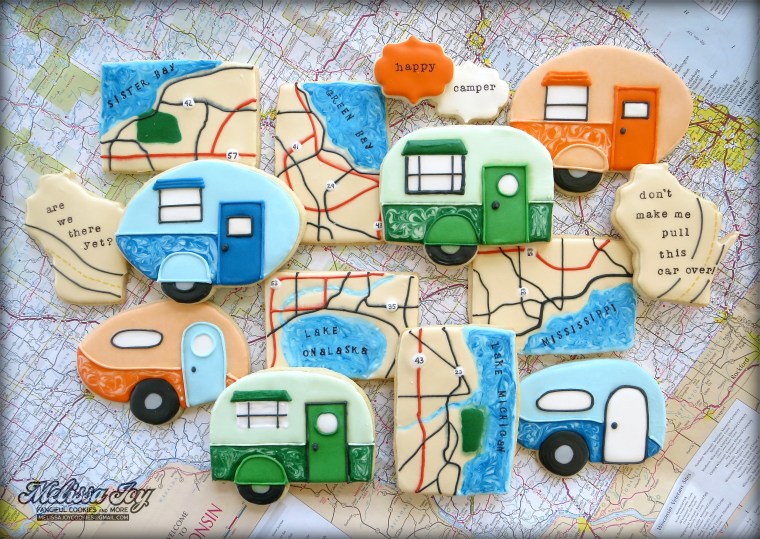 Road Trip cookie set by Melissa Joy