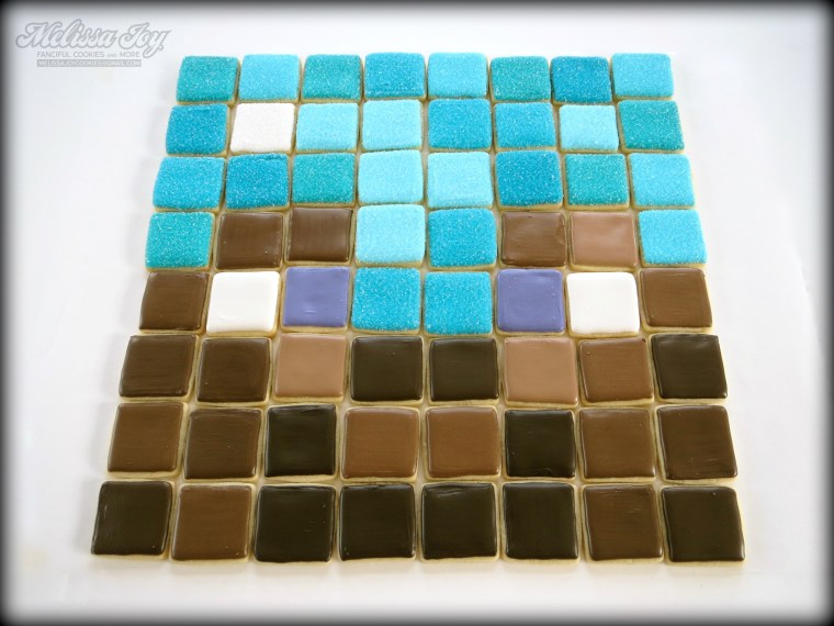 Minecraft Cookie by Melissa Joy Cookies