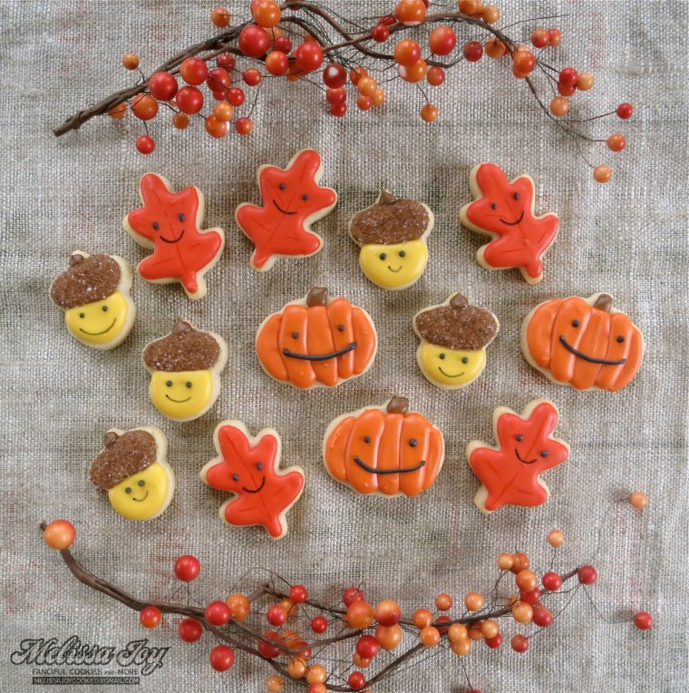 Fall Mini Cookies by Melissa Joy