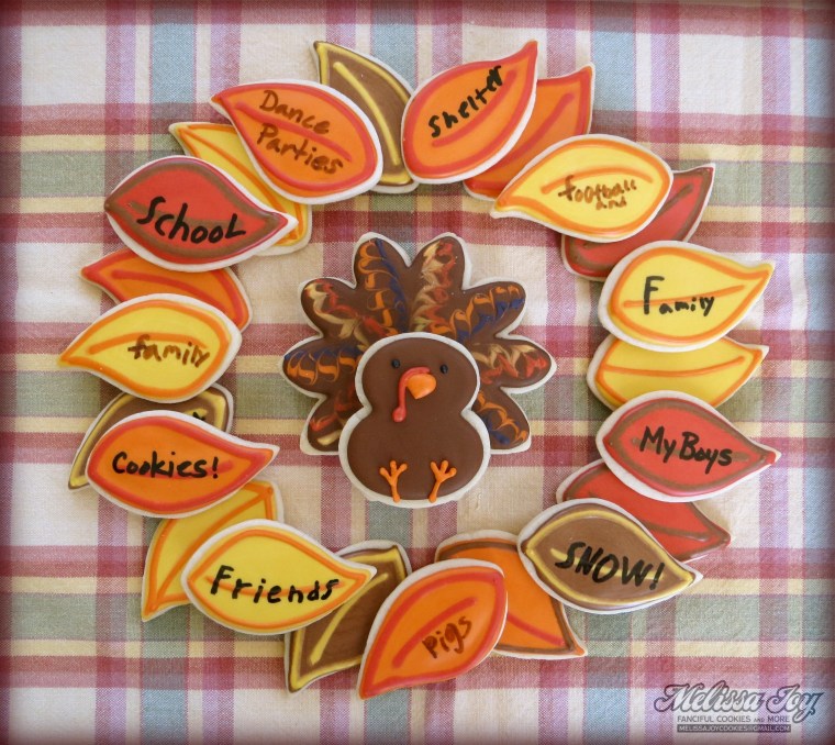 Thanksgiving Cookies by Melissa Joy Cookies