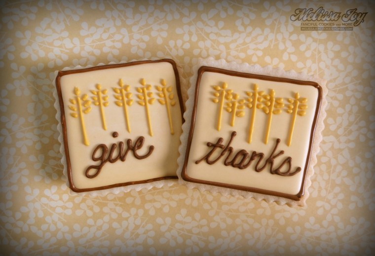 Thanksgiving cookie by melissa jo