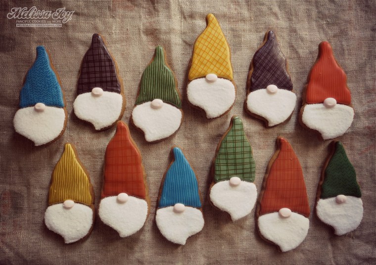 Christmas Santa Gnomes by Melissa Joy