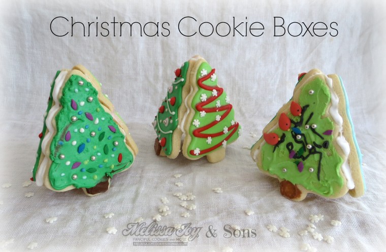 Christmas Tree Cookie Boxes by Melissa Joy