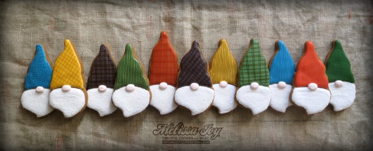 Santa Gnome Cookies by Melissa Joy
