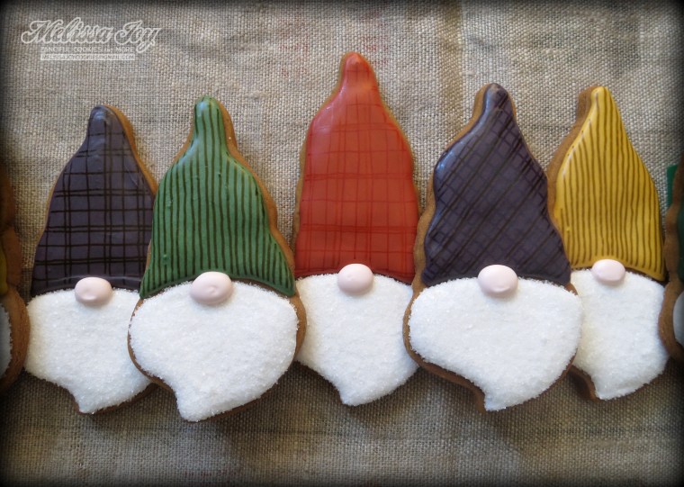 Santa Gnomes Cookies by Melissa Joy