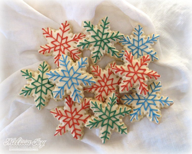 snowflakes by melissa joy cookies