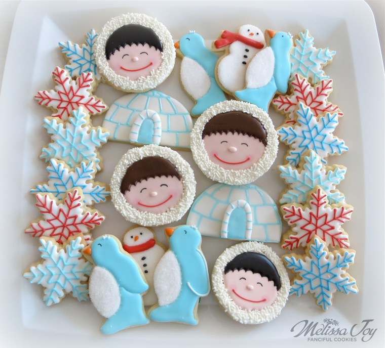 winter cookies by melissa joy cookies
