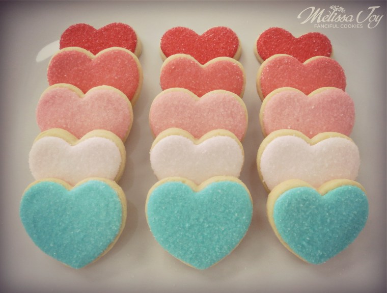 simple heart cookies by melissa joy cookies