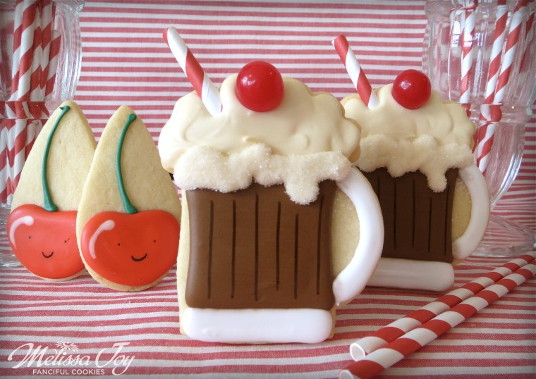 Root Beer Float by Melissa Joy Cookies