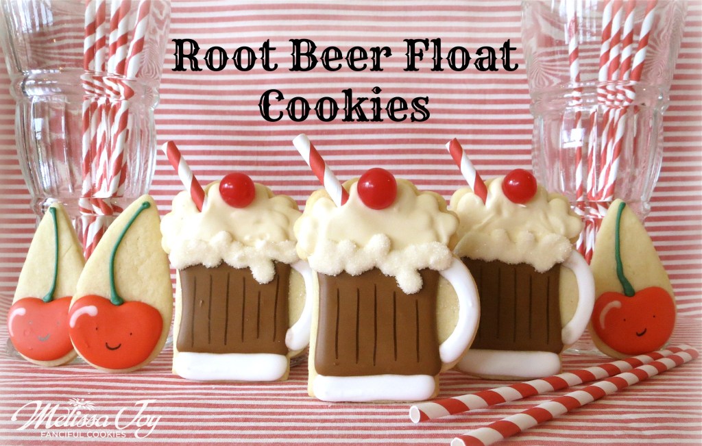 Floating Cookies Root Beer Float Cookies | Melissa Joy Cookies