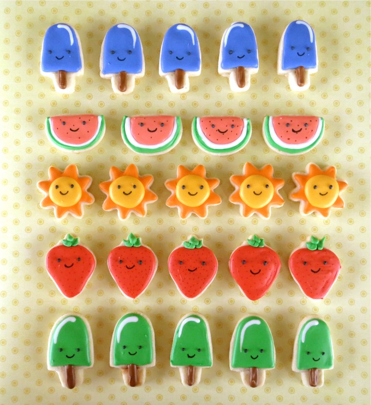Tic Tac Toe Cookie Game Pieces by Melissa Joy Cookies