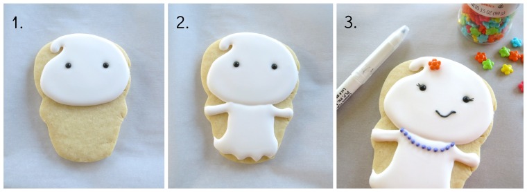 Easy ghost cookie how-to by Melissa Joy