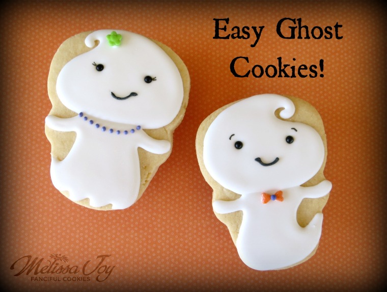 Easy Ghost Cookies by Melissa Joy
