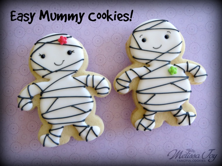 Easy Mummy Cookies by Melissa Joy
