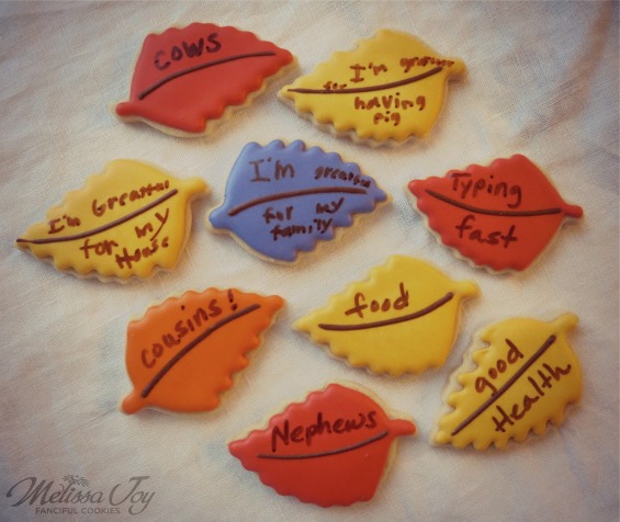 Gratitude Cookies by Family