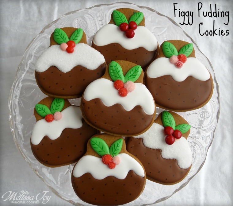 figgy christmas pudding cookies by melissa joy