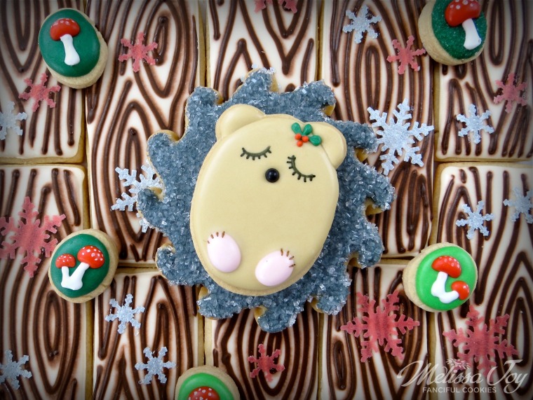 Woodland Hedgehog Cookie by Melissa Joy