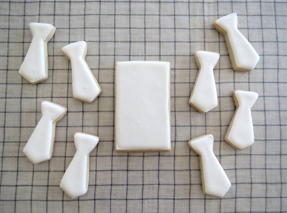 shirt and ties-white