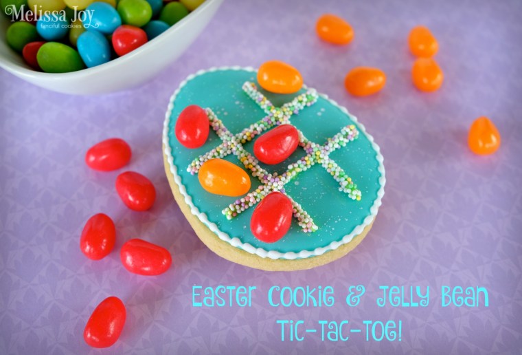 egg cookie tic tac toe
